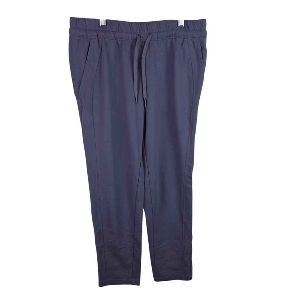 Athleta Joggers Women M Purple Good Drawstring Elastic Waist Pockets Tapered